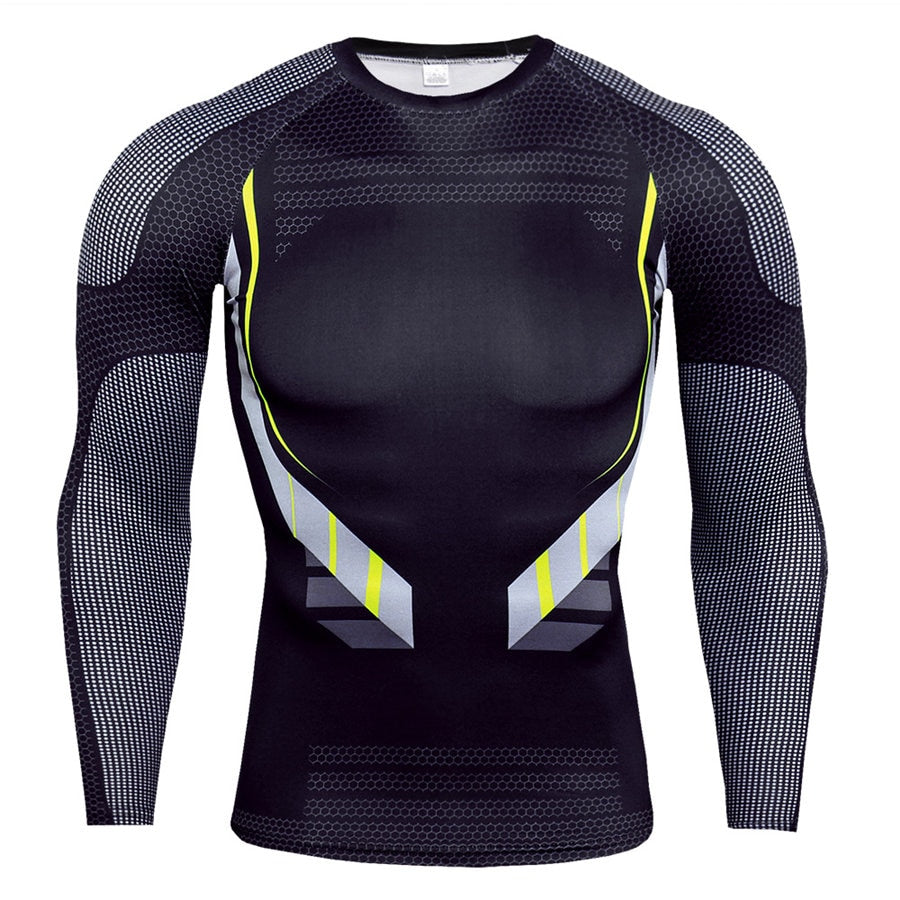 Long Sleeve Compression Shirt Men