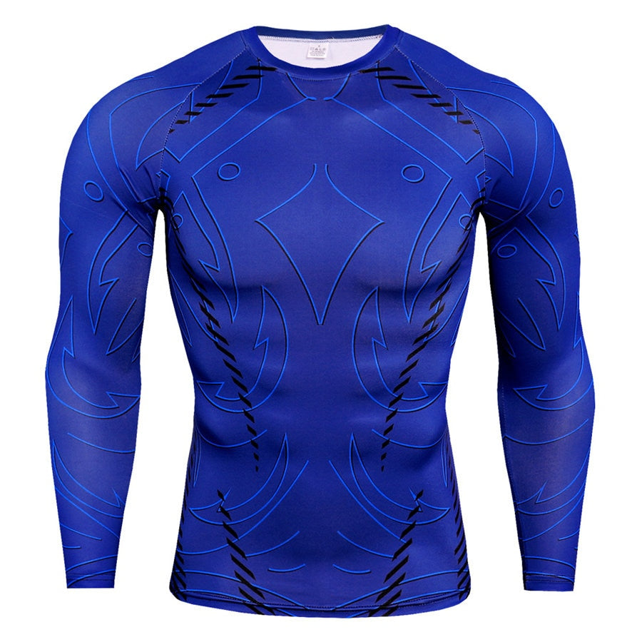 Long Sleeve Compression Shirt Men