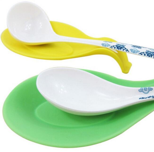 Kitchen Tools Accessories Silicone Spoon Mat,Spatula European Style Spoon Pad