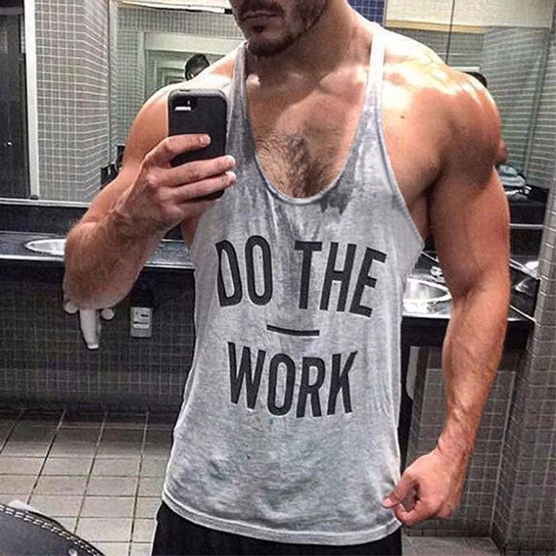 Men Tank Tops Y Back
