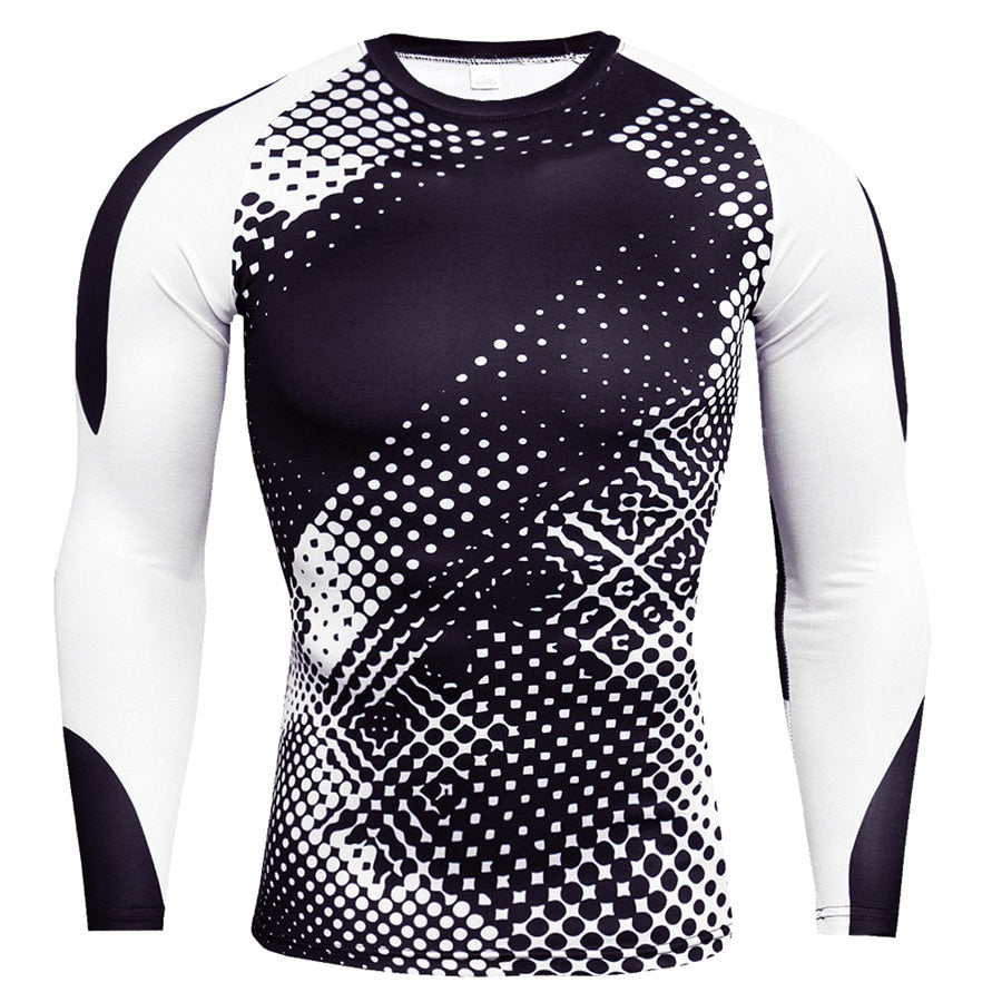 Long Sleeve Compression Shirt Men